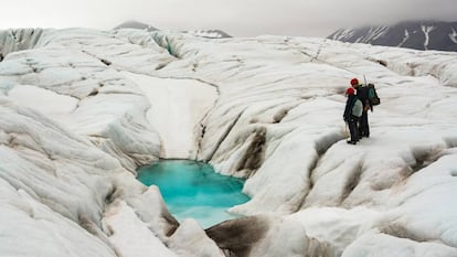 Glaciar de Nordenskjold, en la isla de Spitsbergen.