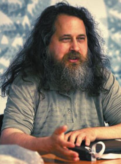 Richard Stallman, padre del <i>software</i> libre y del <i>copyleft,</i>