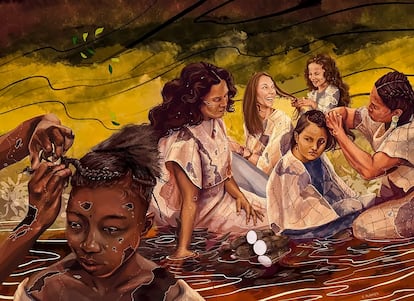 Ilustración "Saberes trenzados".