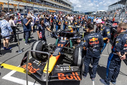 El coche de Checo Pérez en el Gran Premio de Miami