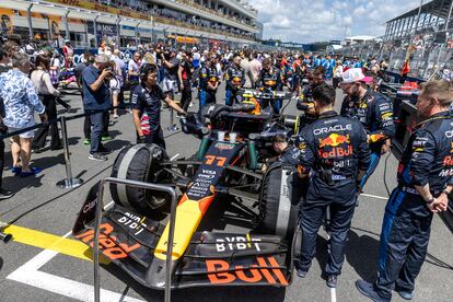 El coche de Checo Pérez en el Gran Premio de Miami