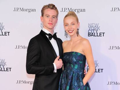 Chase Finlay y Alexandra Waterbury, bailarines de Ballett de Nueva York.