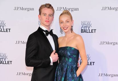 Chase Finlay y Alexandra Waterbury, bailarines de Ballett de Nueva York.