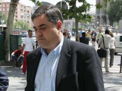 Manolo Saiz acude a los juzgados el pasado 6 de julio.