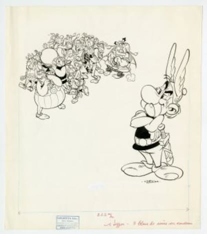 Plancha de 'Asterix, El adivino' (1972), vendida por 193.500 euros.