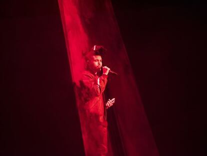 Actuació de The Weeknd a la presentació de l'‘streaming’ d'Apple Music.