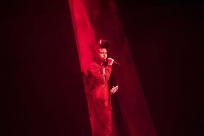 Actuació de The Weeknd a la presentació de l'‘streaming’ d'Apple Music.