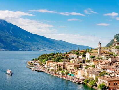El espectacular lago de Garda, en Italia.