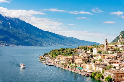 El espectacular lago de Garda, en Italia.