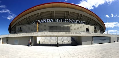 The Wanda Metropolitano stadium.