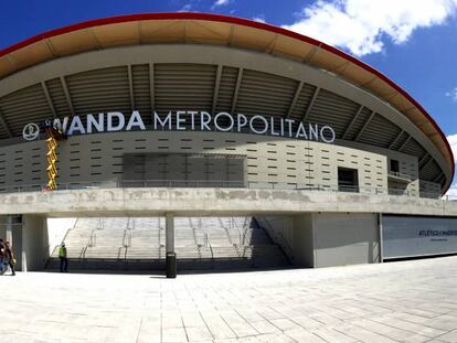 The Wanda Metropolitano stadium. 
