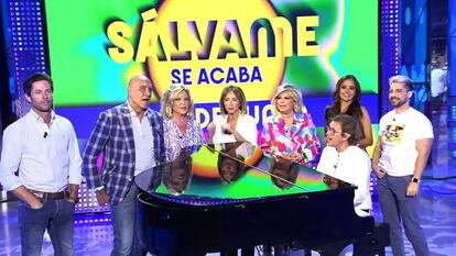 Una imagen de 'Sálvame' en el día en el que confirmaron la fecha en la que terminaría el programa.