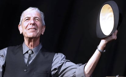 Leonard Cohen no Festival de Beincassim, em 2008.