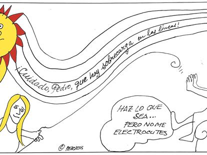 Peridis: sobrecarga en las líneas