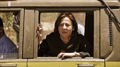 La actriz Carmen Machi, en la miniserie de Antena 3 "Rescatando a Sara".