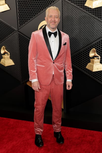 Thomas Adès tijdens de 66e Grammy Awards-ceremonie, februari 2024 in Los Angeles.