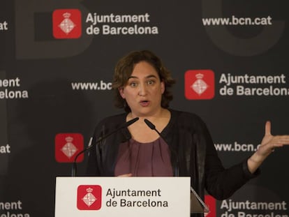 La alcaldesa de Barcelona, Ada Colau.