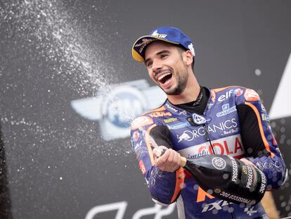 Miguel Oliveira celebra su primera victoria en MotoGP en el Red Bull Ring.