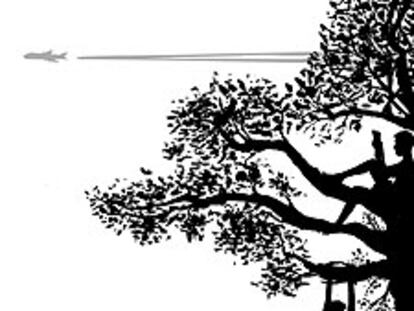 Dibujo de niños jugando