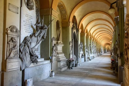 El Cementerio Monumental de Staglieno, en Génova (Italia).