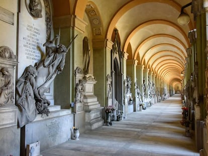 El Cementerio Monumental de Staglieno, en Génova (Italia).