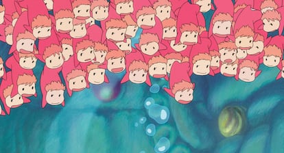 Un momento de 'Ponyo en el acantilado'.