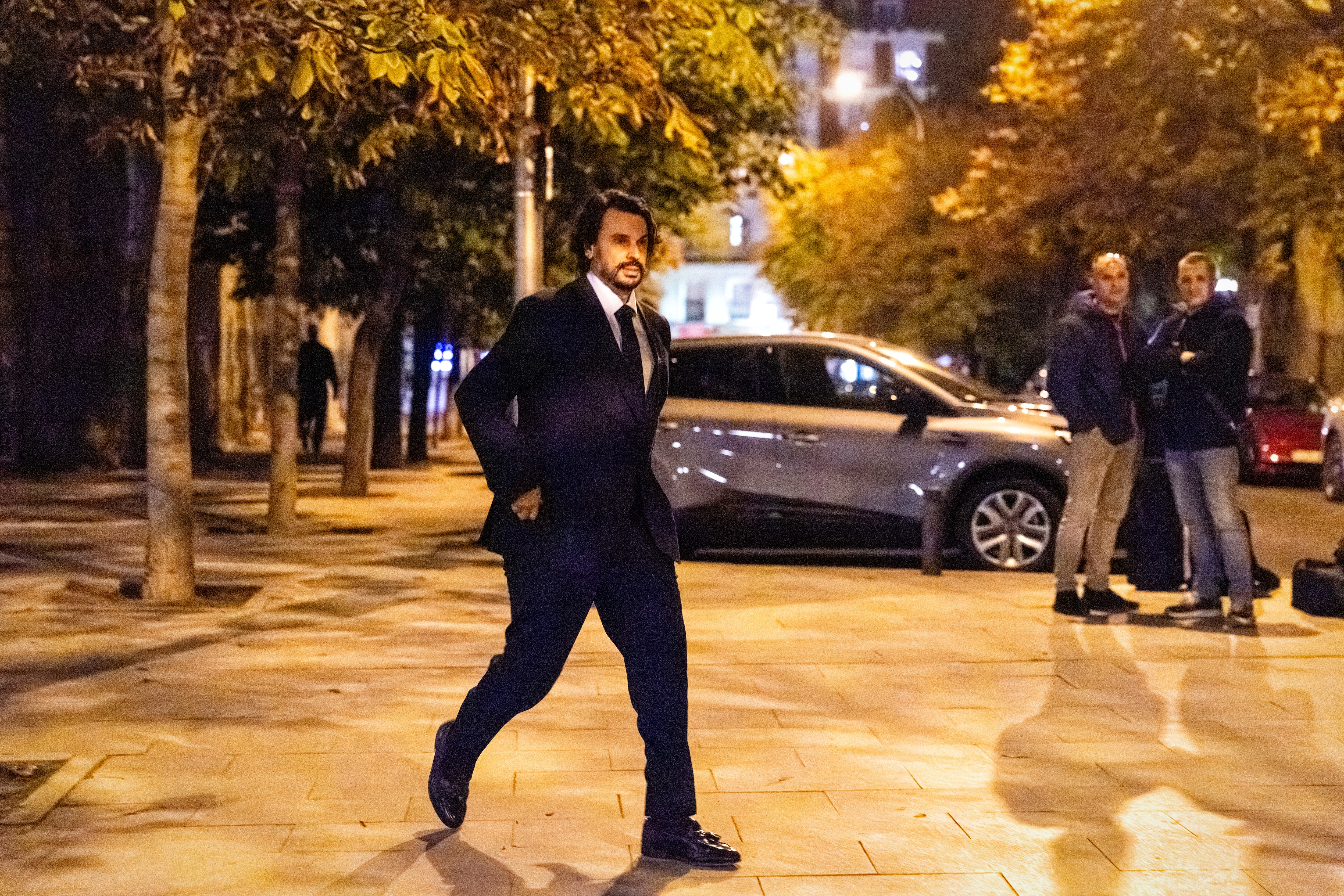 Alberto González Amador, tras salir del Supremo.