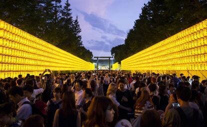 El controvertido templo sintoísta japonés de Yasukuni.