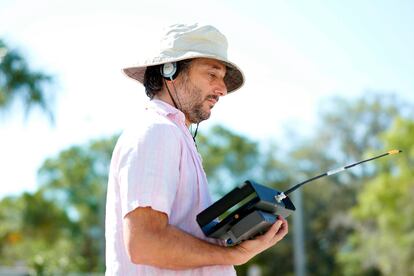 Harmony Korine en el set de rodaje de ‘Spring Breakers’ (2012).