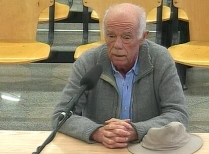 El extesorero del PP Rosendo Naseiro, durante su declaración como testigo en el juicio de Gürtel en 2017.