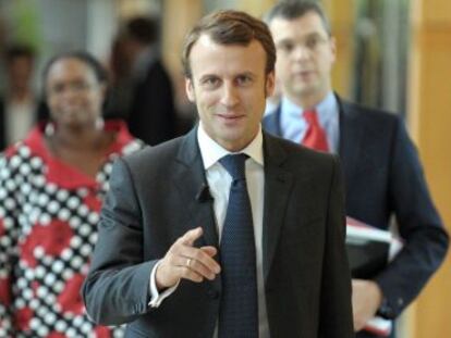 O ministro da Economia da França, Emmanuel Macron.