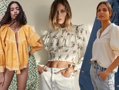 Románticas y con un toque boho: así serán las camisas que arrasarán esta primavera