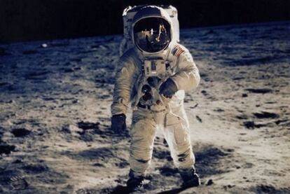 Buzz Aldrin, o melhor ator da hist&oacute;ria