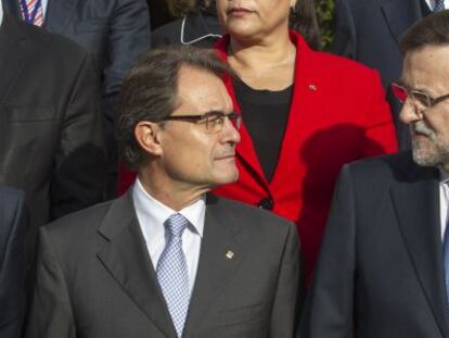 Artur Mas y Mariano Rajoy el pasado octubre. 