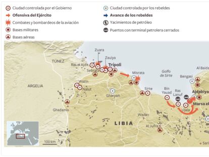 La ofensiva en Libia