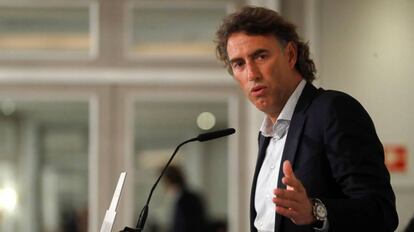 El CEO del Mutua Open de Tenis, Gerard Tsobanian, este jueves en Madrid.