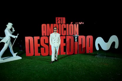 Antón Álvarez, o sea, C. Tangana, en el estreno del documental 'Esta ambición desmedida' en San Sebastián.