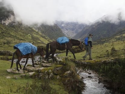 Miguel Guti&eacute;rrez, en Vilcabamba.