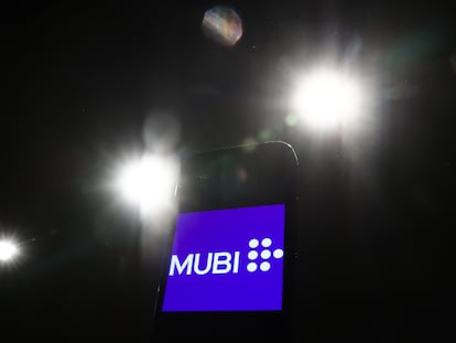 Publicidad de MUBI en Polonia, el 27 de diciembre de 2023.