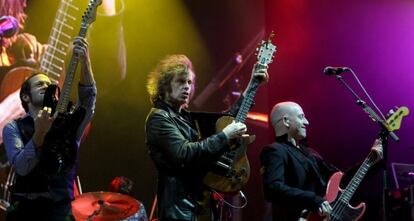 The Waterboys durante su actuación en San Sebastián.