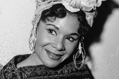 A dançarina e coreógrafa americana Katherine Dunham.