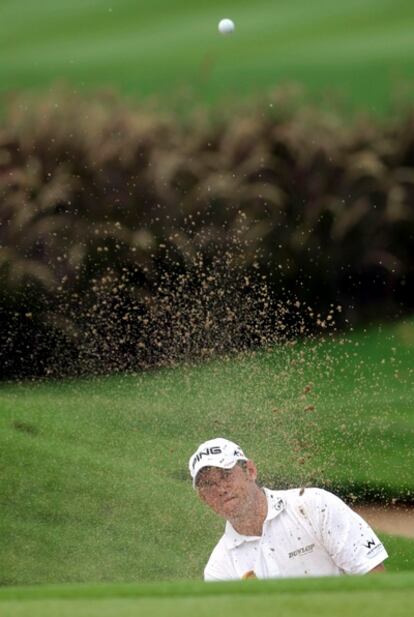 Westwood, durante un momento del torneo de Indonesia.