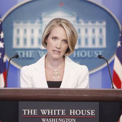 La portavoz de la Casa Blanca, Dana Perino