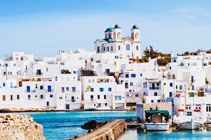 Puerto de Naousa, en la isla griega de Paros.