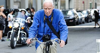 Bill Cunningham, en una imagen de archivo de 2014 en Nueva York.