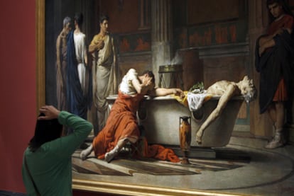 <i>La muerte de Séneca </i><b>(1871),</b> de Manuel Domínguez Sánchez (1840-1906).