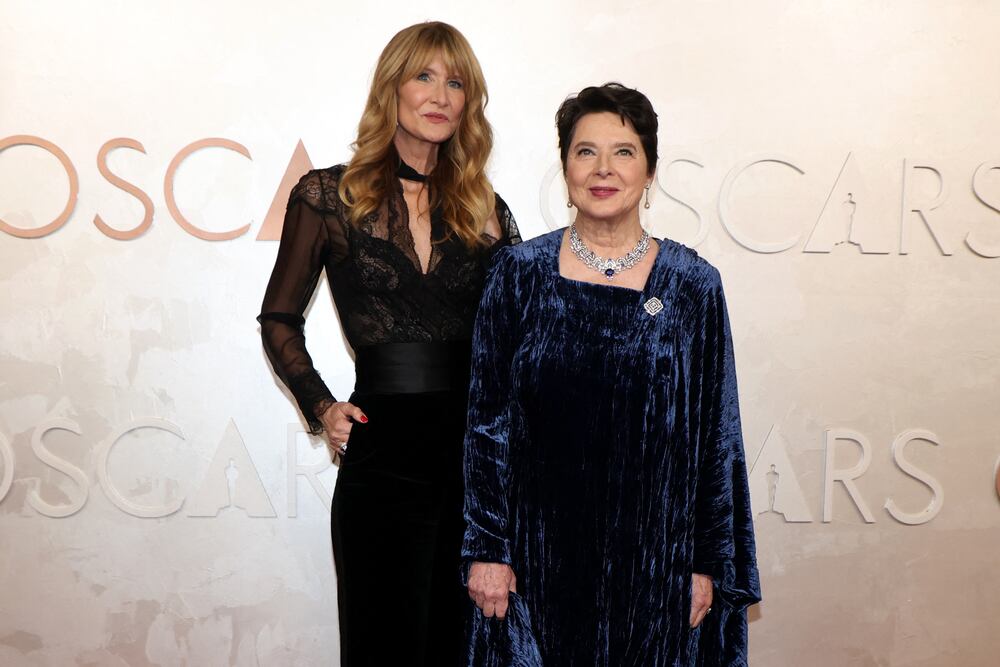 Laura Dern e Isabella Rossellini, en la alfombra roja