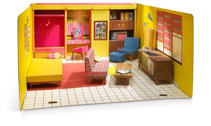 The first Barbie Dream House, reflecting an independent woman's lifestyle, hit the market in 1962.