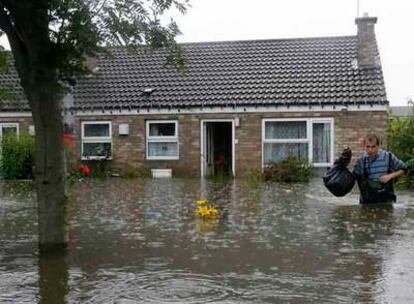 Inundaciones en Gran Bretaña, en junio de este año.