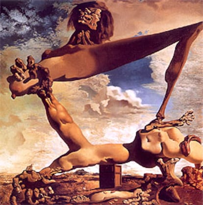 &#39;Construcción blanda con judías hervidas (premonición de la Guerra Civil)&#39;, 1936, de Dalí.